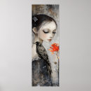 Recherche de roses rouge foncé posters Gothique