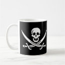 Recherche de drapeau de pirate tasses Jolly roger