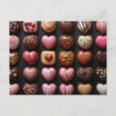 Recherche de coeur coloré cartes postales De