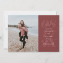 Recherche de brique rouge invitations Élégant