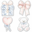 Recherche de ours blanc blanc autocollants Floral