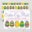 Recherche de oeufs peints invitations Coloré