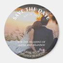 Recherche de mariage magnets Typographie