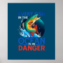 Recherche de poissons dange Danger