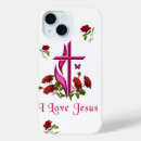 Recherche de jésus vous aime iphone coques Spirituel