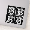 Recherche de lettre fantaisie autocollants Calligraphie