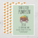 Recherche de chariot de citrouille invitations Orange