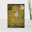 Recherche de hibou vintage vœux cartes Lune