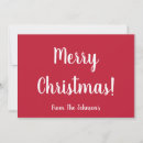 Recherche de rouge noël cartes Minimaliste simple