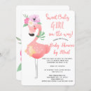 Recherche de flamingo baby shower invitations Flamant