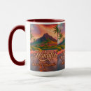 Recherche de vintage hawaii tasses Palmier