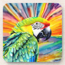 Recherche de perruche verte maison deco Aquarelle