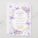 Recherche de pourpres de quinceanera invitations Violet