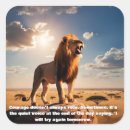 Recherche de courage carrés autocollants Motivation