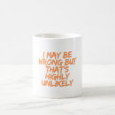 Recherche de improbable tasses Sarcastique