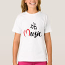 Recherche de motif musical tshirts Instrument