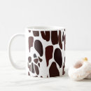Recherche de motif de girafe tasses Abstrait