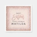 Recherche de girly serviettes Rose doré