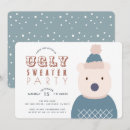 Recherche de ours de noël invitations Parti