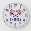 Recherche de amérique horloges Drapeau américain