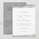 Recherche de fumée invitations Aquarelle