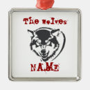 Recherche de loup ornements Noir