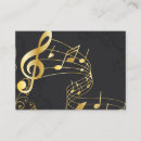 Recherche de notes musicales cartes visite Moderne