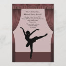 Recherche de considérant de danse invitations Ballerine