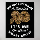 Recherche de python posters Balle