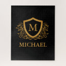 Recherche de lettres puzzles Monogramme