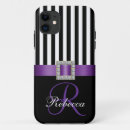 Recherche de ruban pourpre iphone coques Élégant