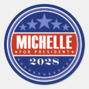 Recherche de michelle obama autocollants Démocrate
