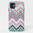 Recherche de motif zigzag iphone coques Turquoise