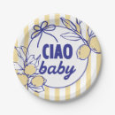 Recherche de amalfi assiettes Baby shower au citron