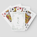 Recherche de mariage floral jeux de cartes Élégant