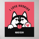 Recherche de siberian husky posters Mignon
