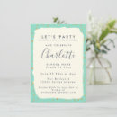 Recherche de green gold invitations Unique