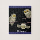 Recherche de dessin de hibou puzzles Hiboux