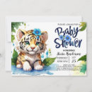 Recherche de tiger baby shower invitations Simple