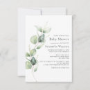 Recherche de greenery eucalyptus baby shower invitations Aquarelle