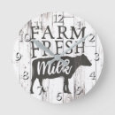 Recherche de lait de vache horloges Ferme