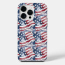 Recherche de drapeau américain iphone coques Blanc