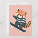 Recherche de panda roux vœux cartes Kawaii