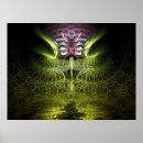 Recherche de libellules posters Vert