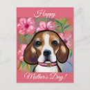 Recherche de noël beagle cartes postales Maman
