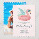Recherche de flamants roses mignons invitations Jeune fille