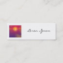Recherche de levers de soleil mini cartes visite Affaires