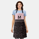 Recherche de point noir et blanc tabliers Monogramme