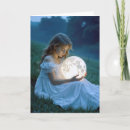 Recherche de lune blanche vœux cartes Magique
