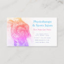 Recherche de ostéopathe cartes visite Physiothérapeute